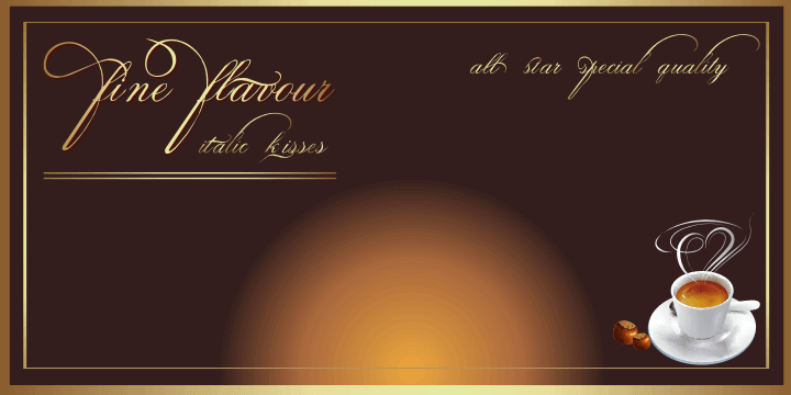 Spencerian Palmer Penmanship Font Poster #1