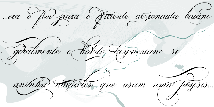 Spencerian Palmer Penmanship Font Poster #1