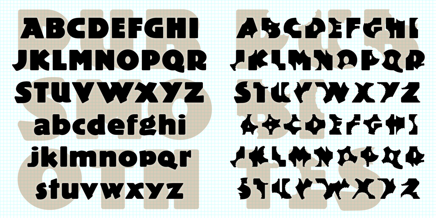Pub Smooth & Pub Bites Font Family Poster