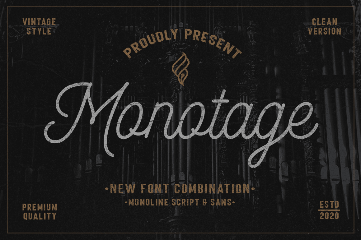 Monotage Font Duo Font Poster #1
