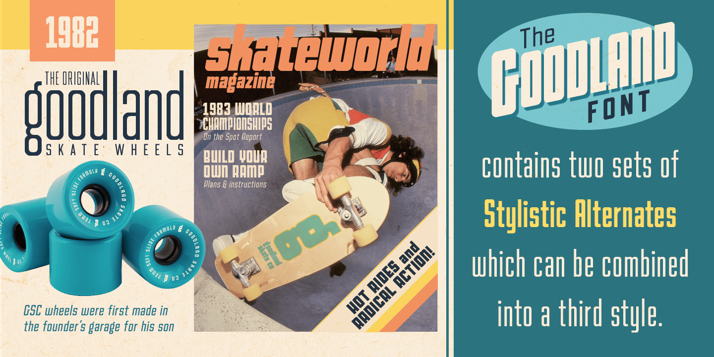 Goodland Font Poster #1