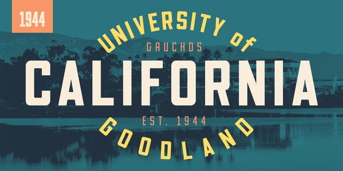 Goodland Font Poster #1