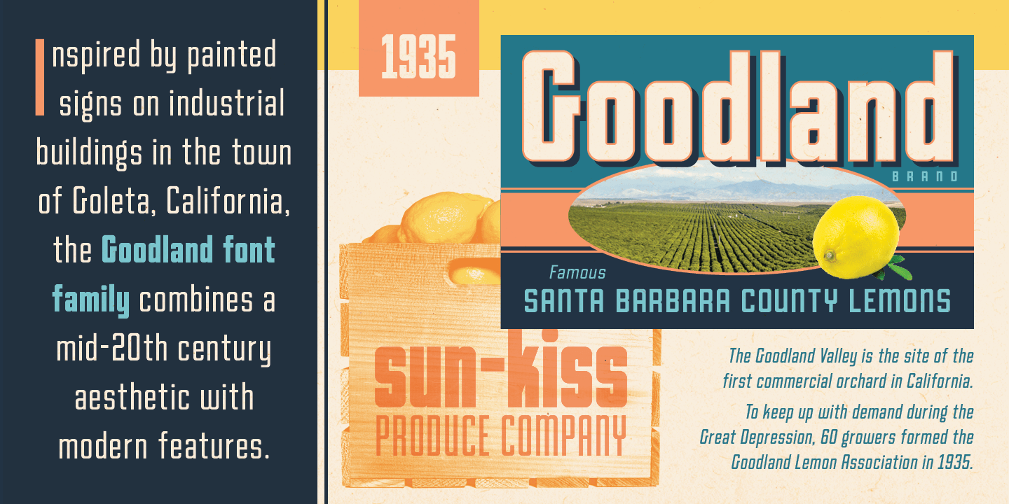 Goodland Font Poster #1