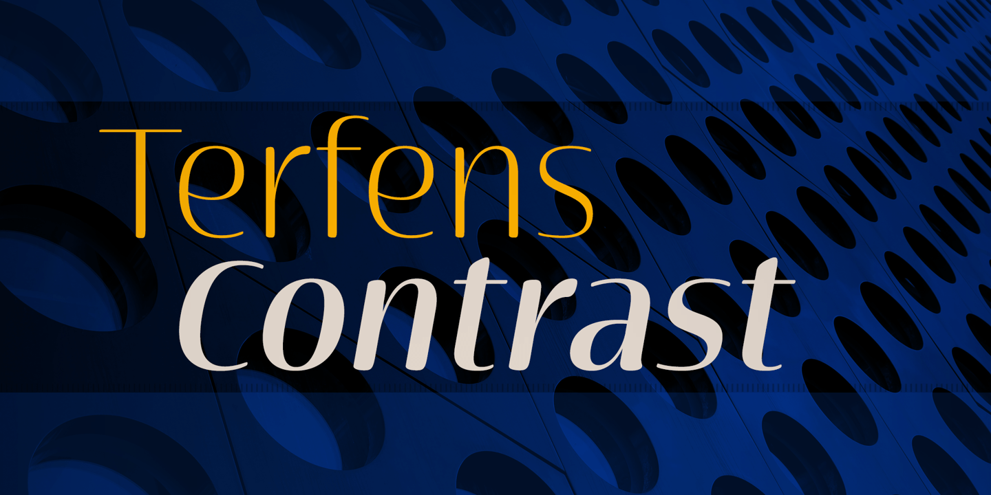 Terfens Contrast Font Poster #1