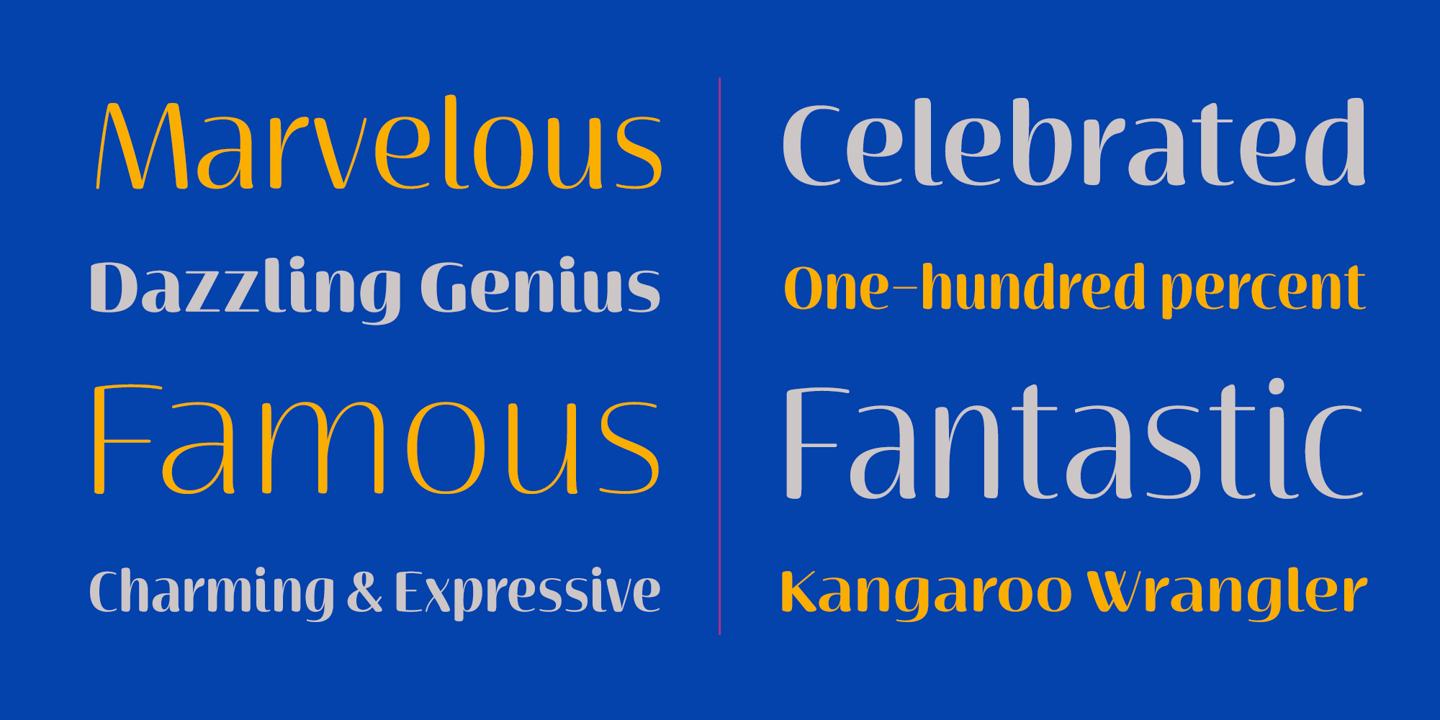 Terfens Contrast Font Poster #1