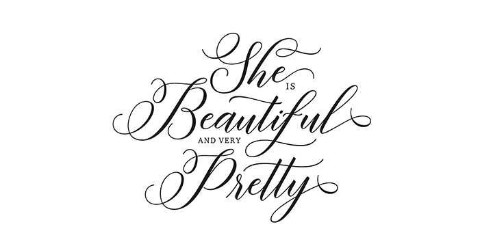 Brunella Font Poster #11