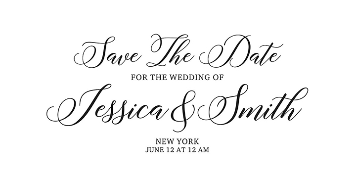 Brunella Font Poster #4