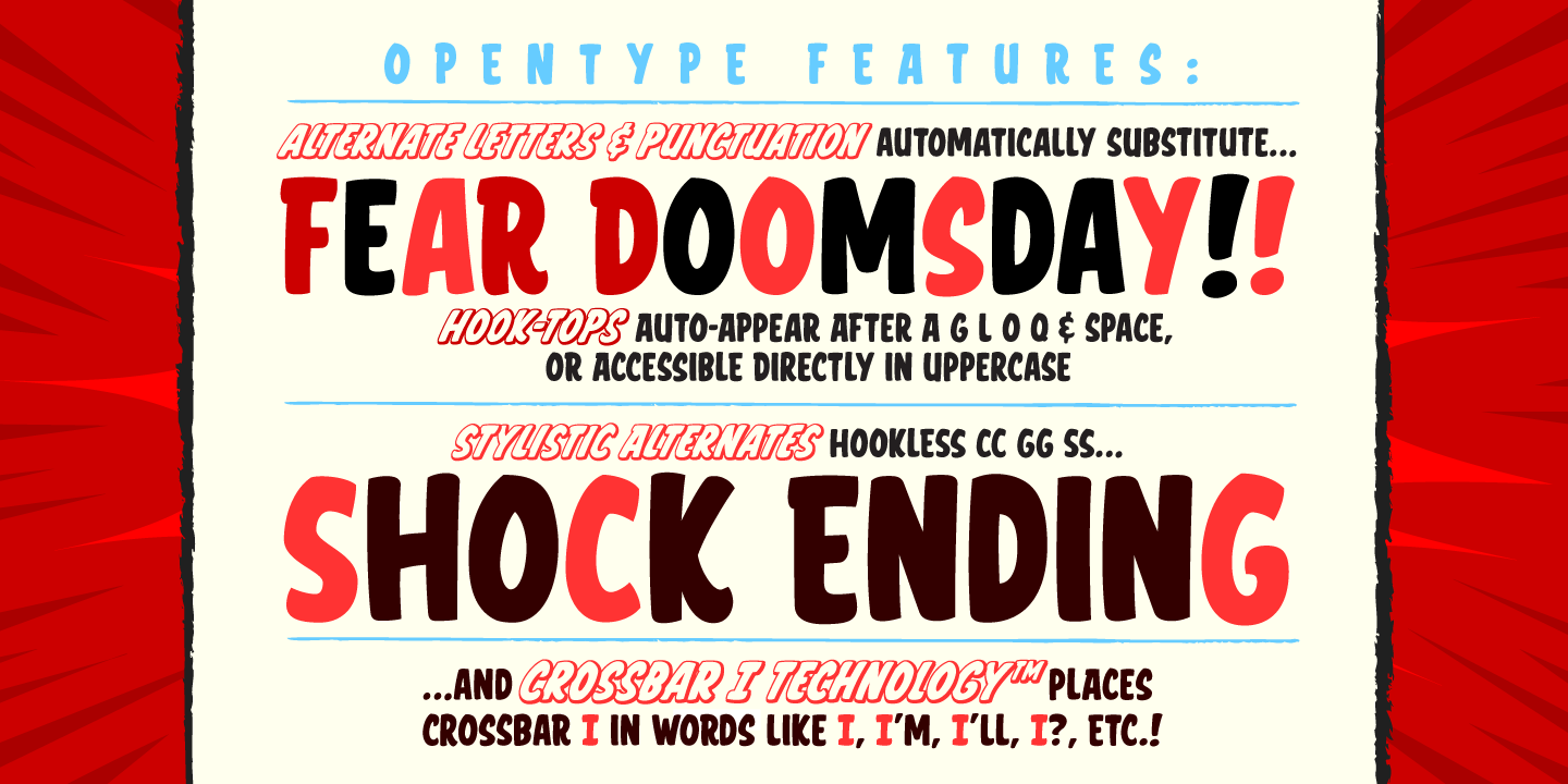 Clash of Titans Font Poster #6