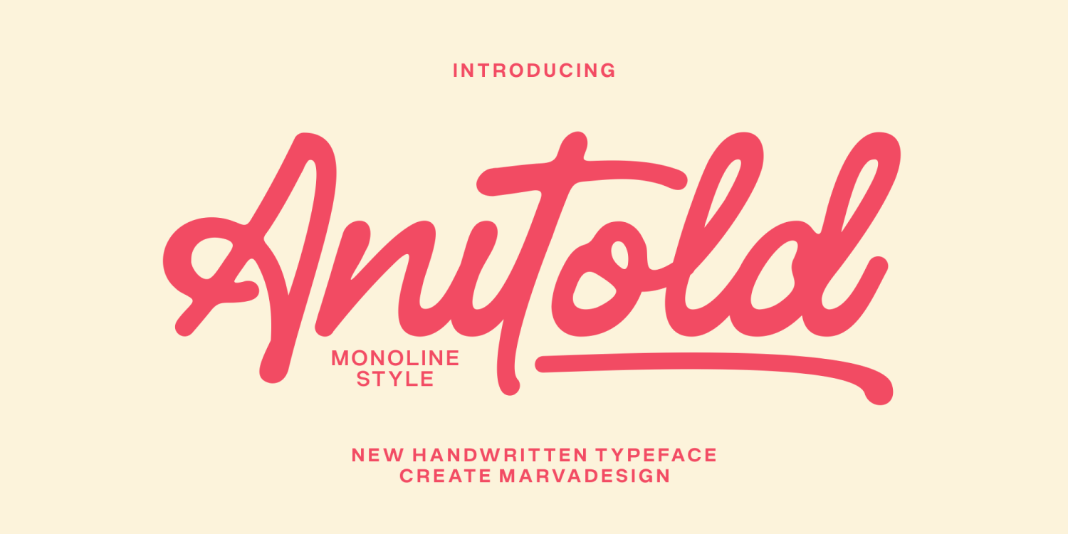 Anitold Font Family