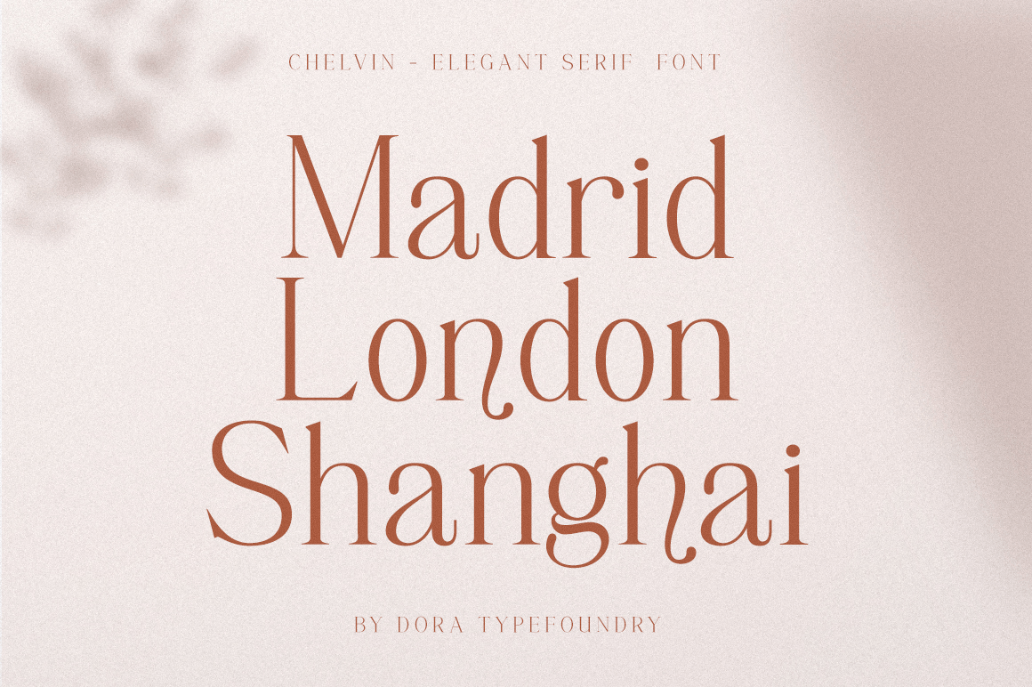 Chelvin Font Poster #1