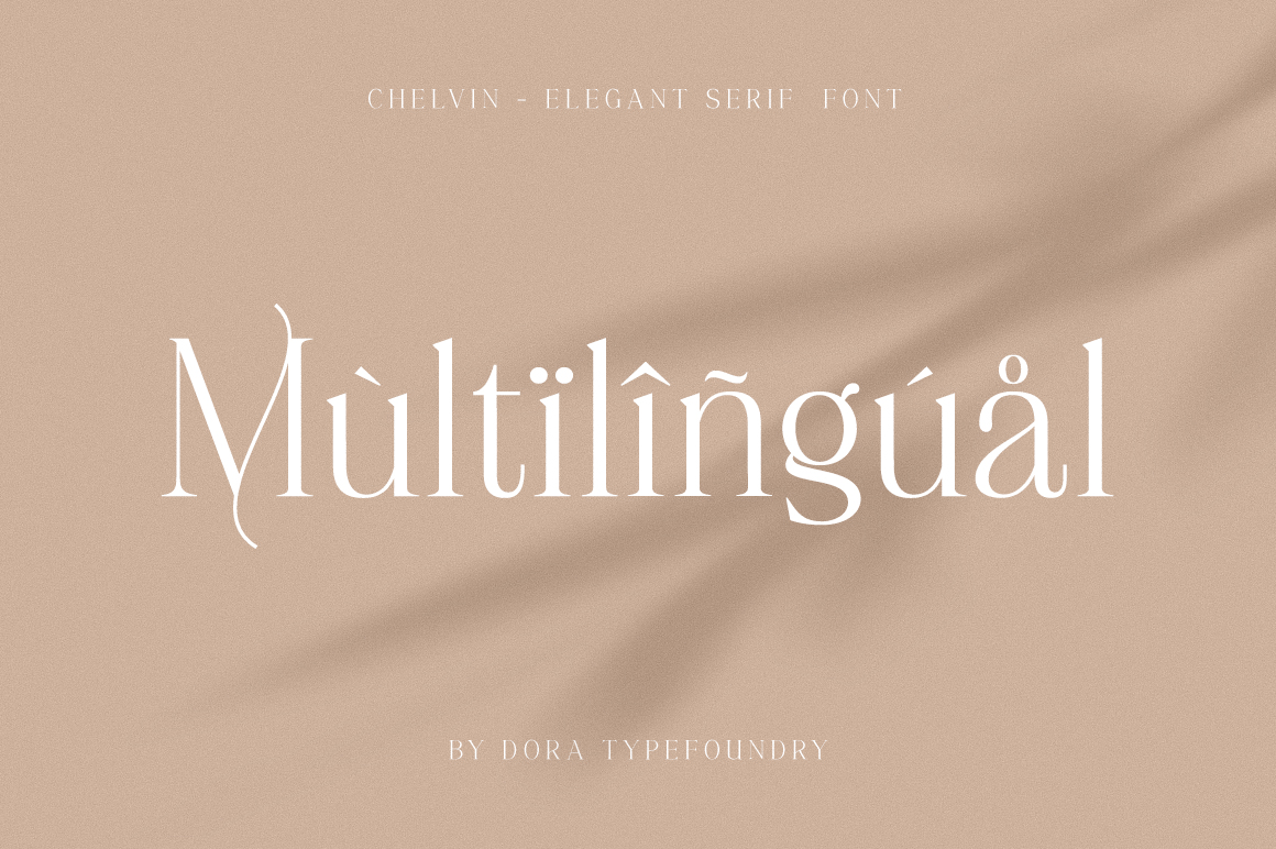 Chelvin Font Poster #1