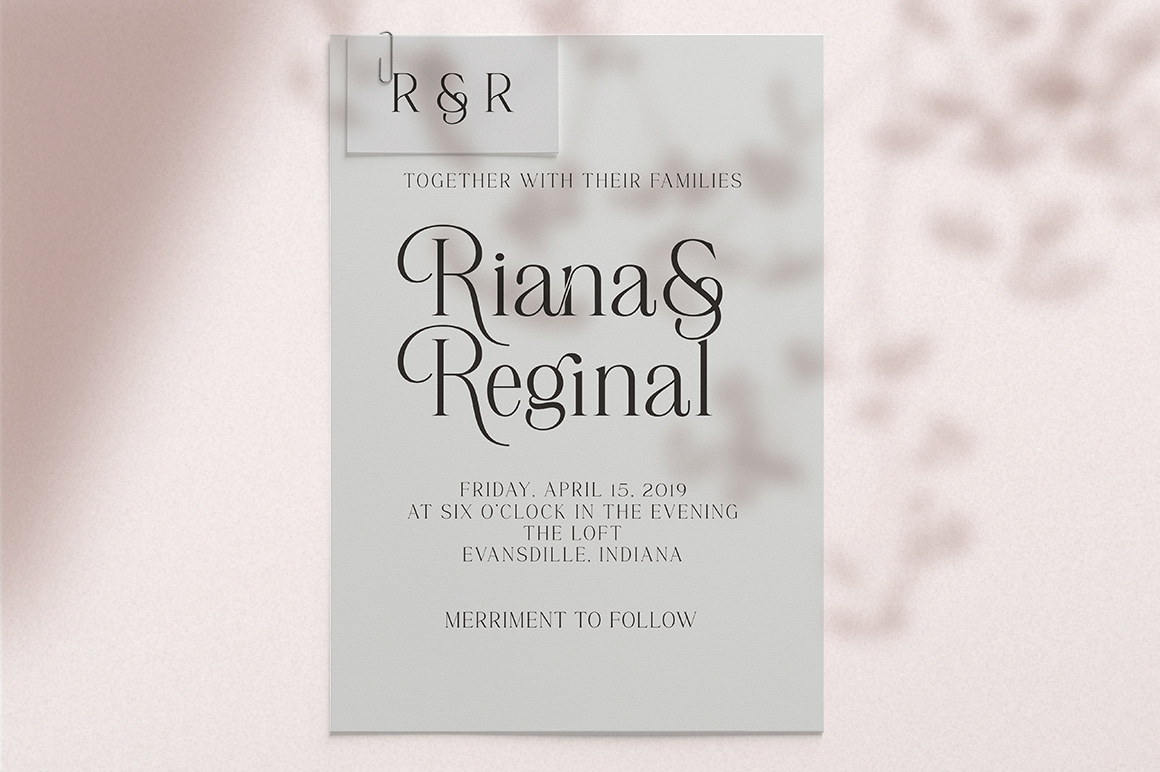 Chelvin Font Poster #1