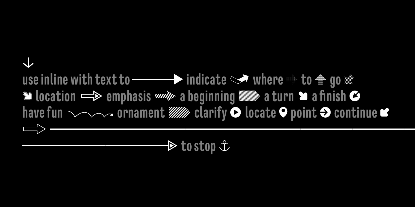 Waypointer Font Poster #1