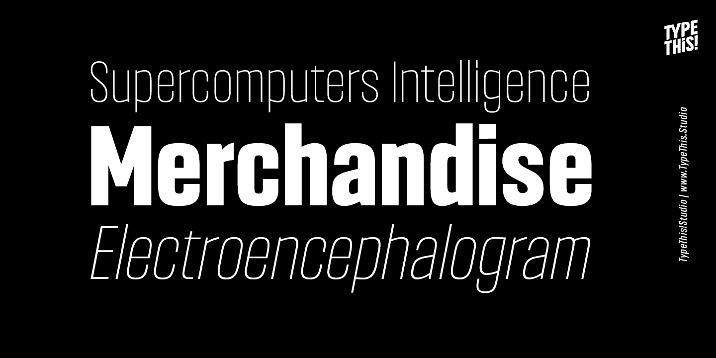 Headlines Core Font Poster #1