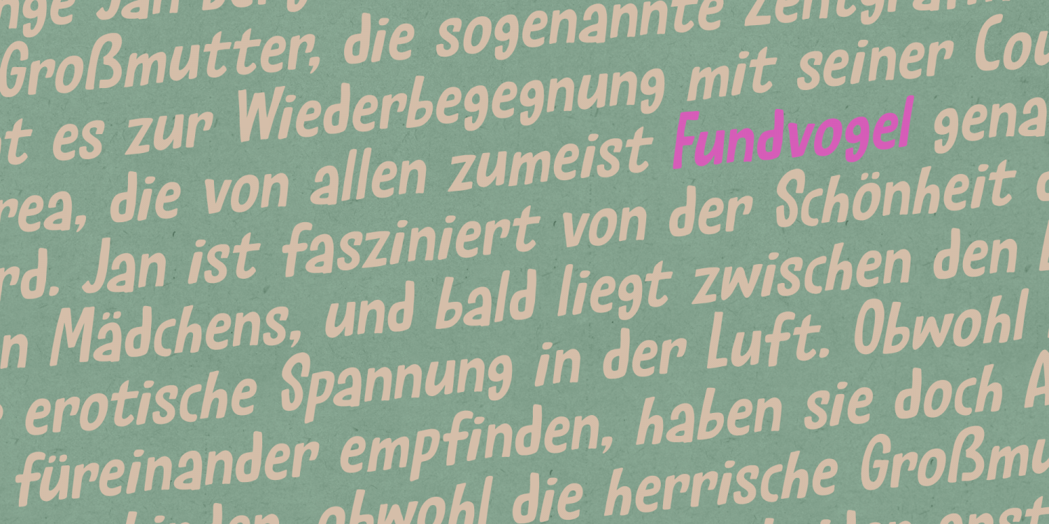 Fundevogel Font Poster #1