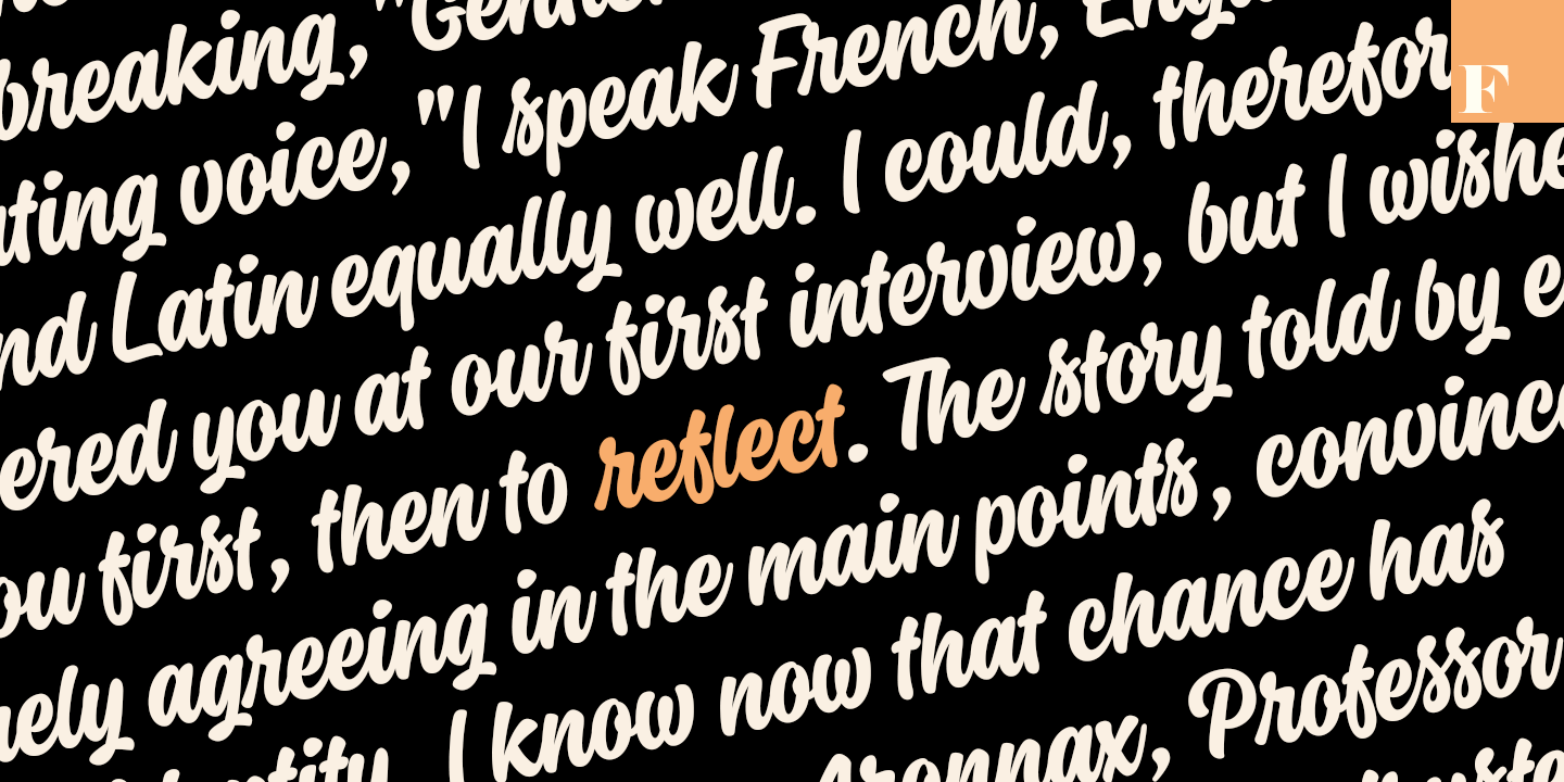 Leonard Font Poster #1