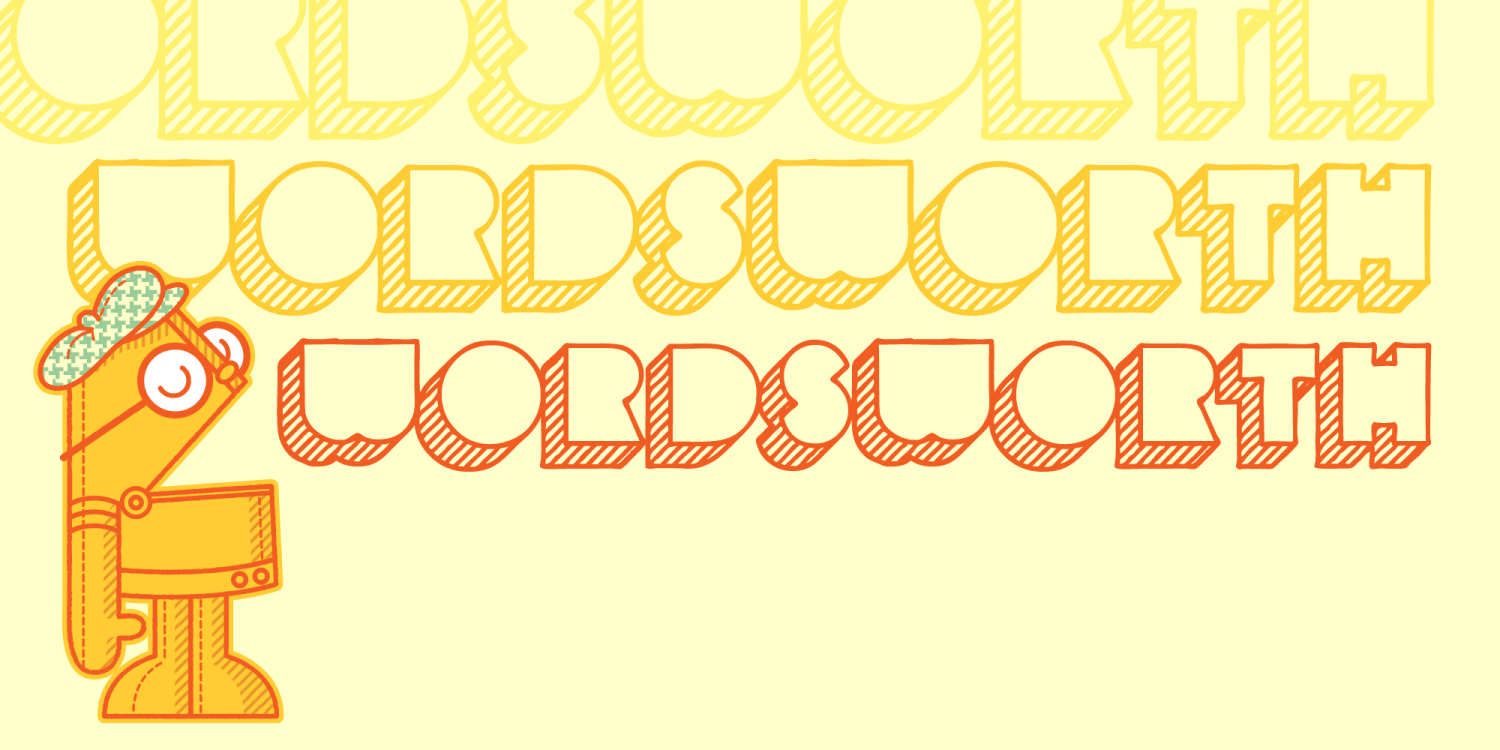 Wordsworth Font Poster #1