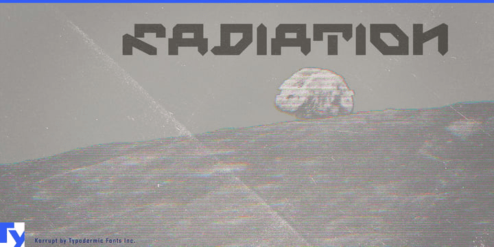 Korrupt Font Poster #1