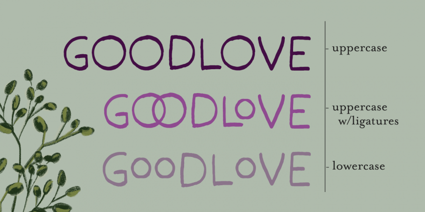 Moonblossom Font Poster #1