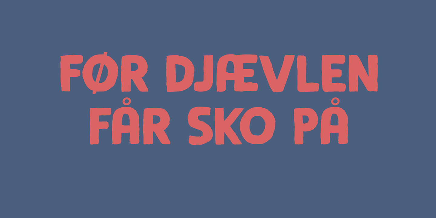 Visual Fantasy Font Poster #1
