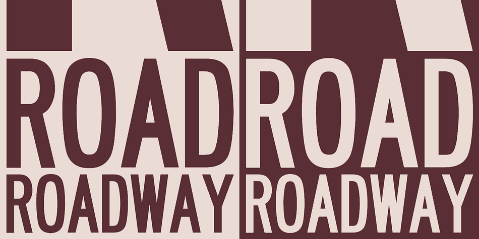 Roadway Font Family by K-Type | Font Bros
