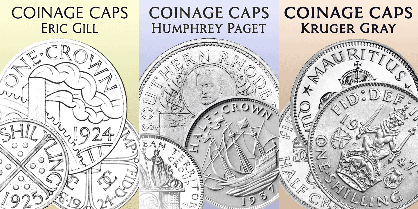 Coinage Caps Font Poster #1