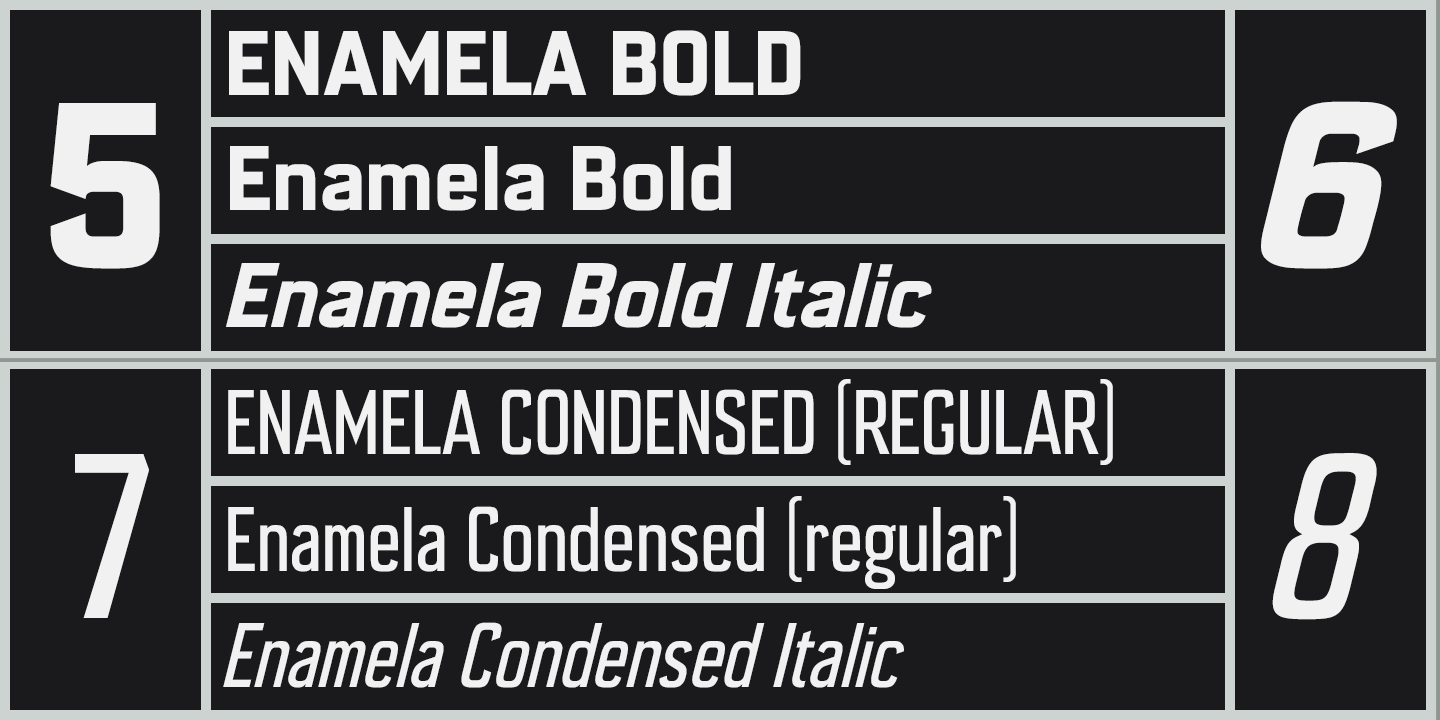 Enamela Font Poster #1