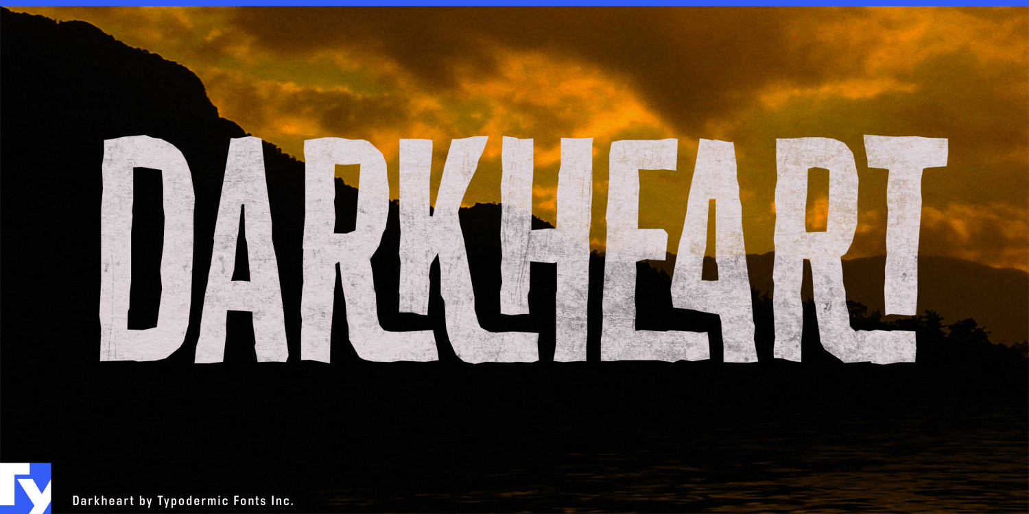 Darkheart Font Poster #1