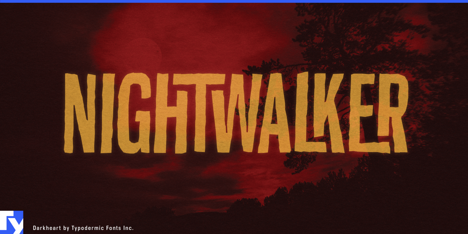 Darkheart Font Poster #1