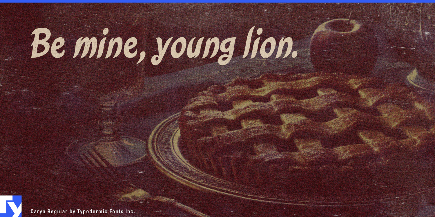 Caryn Font Poster #1