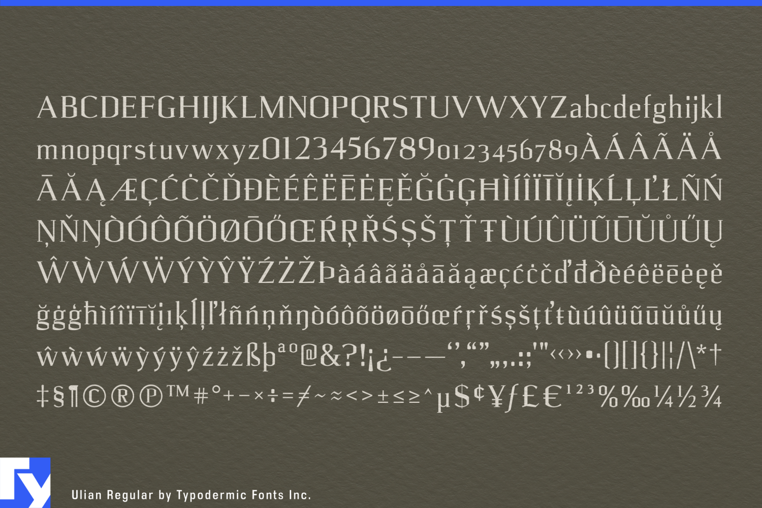 Ulian Font Poster #1