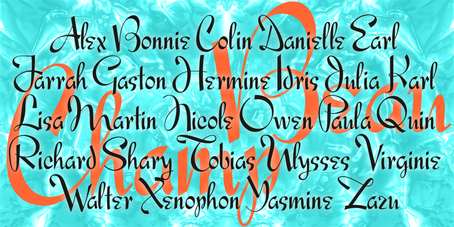Beauchamp Font Family Poster
