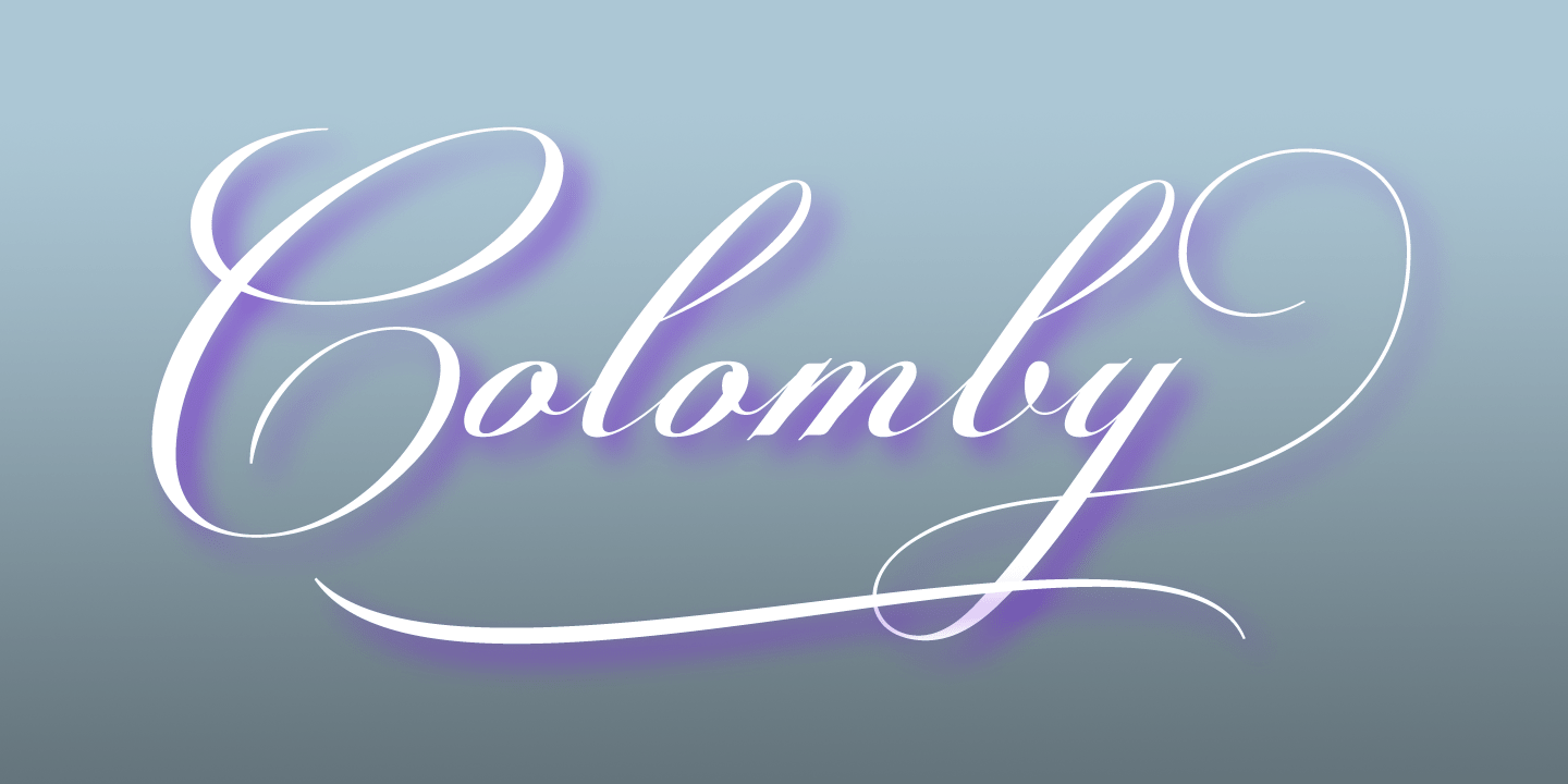 Colomby Font Poster #1