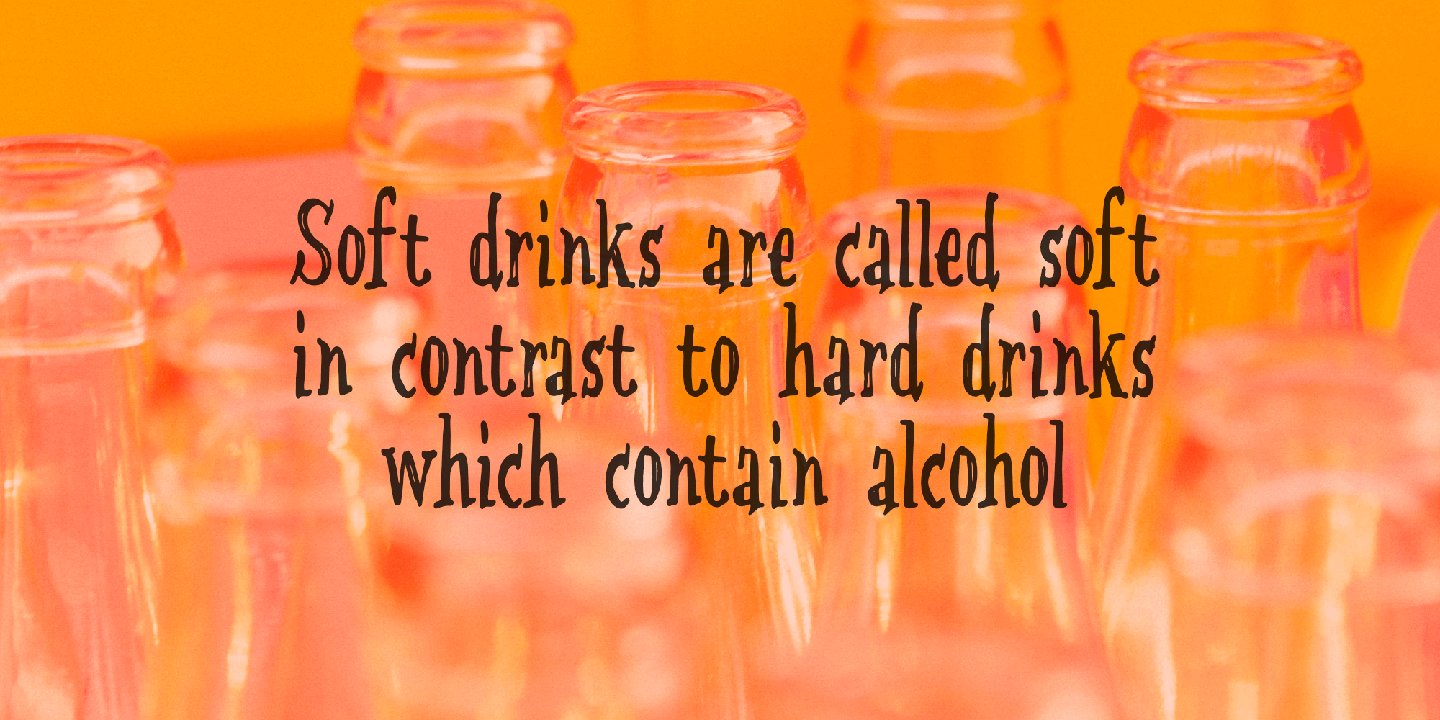 Soda Syrup Font Poster #1