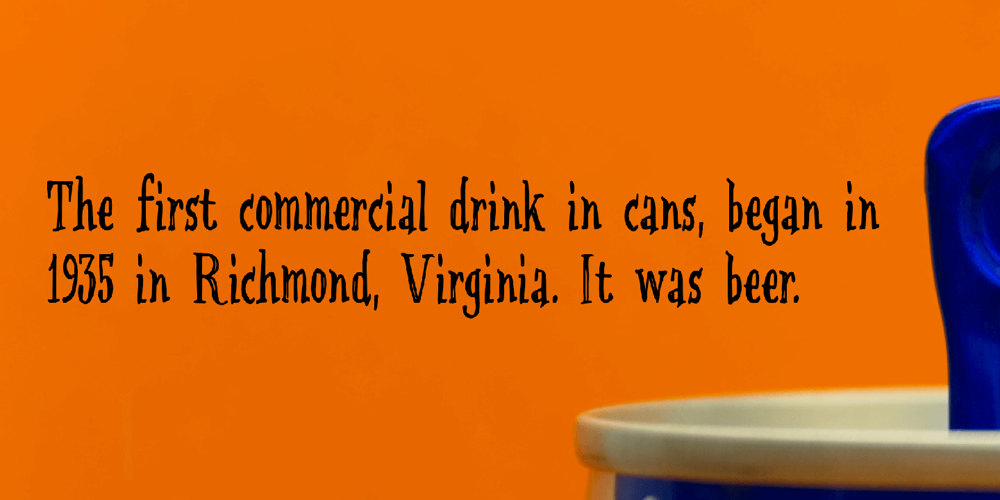 Soda Syrup Font Poster #1