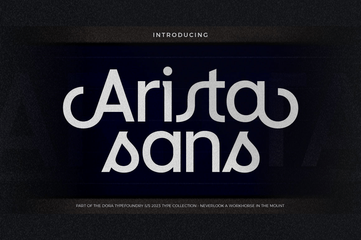 Arista Sans Font Poster #1