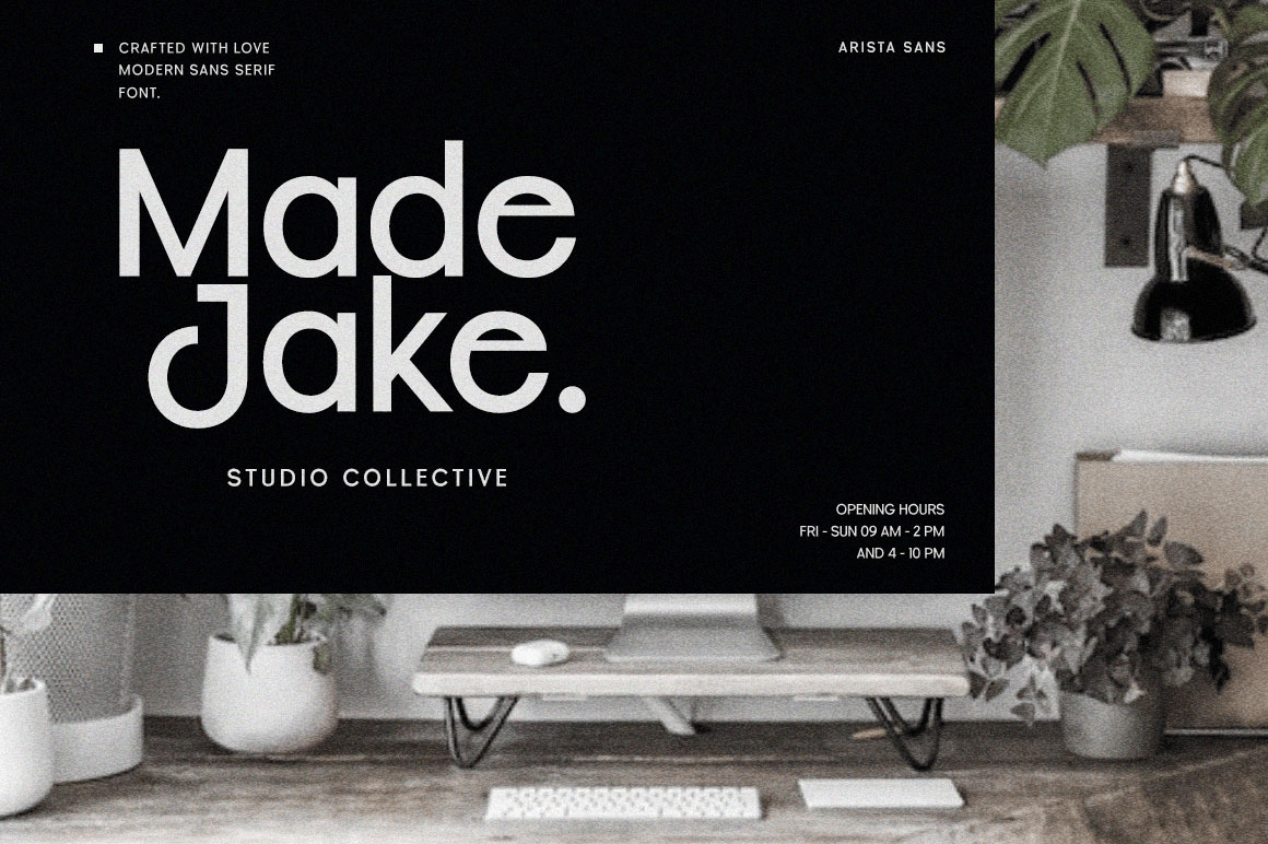 Arista Sans Font Poster #1