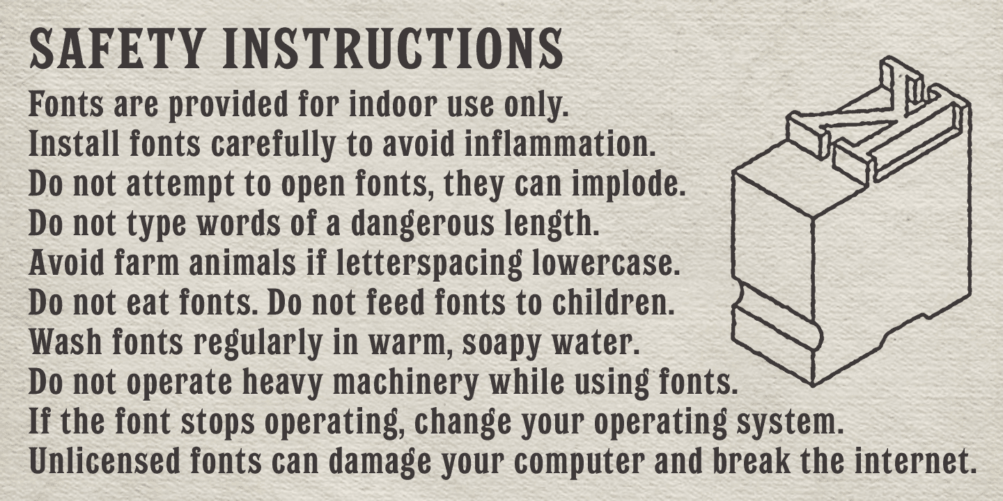 Latinate Font Poster #1