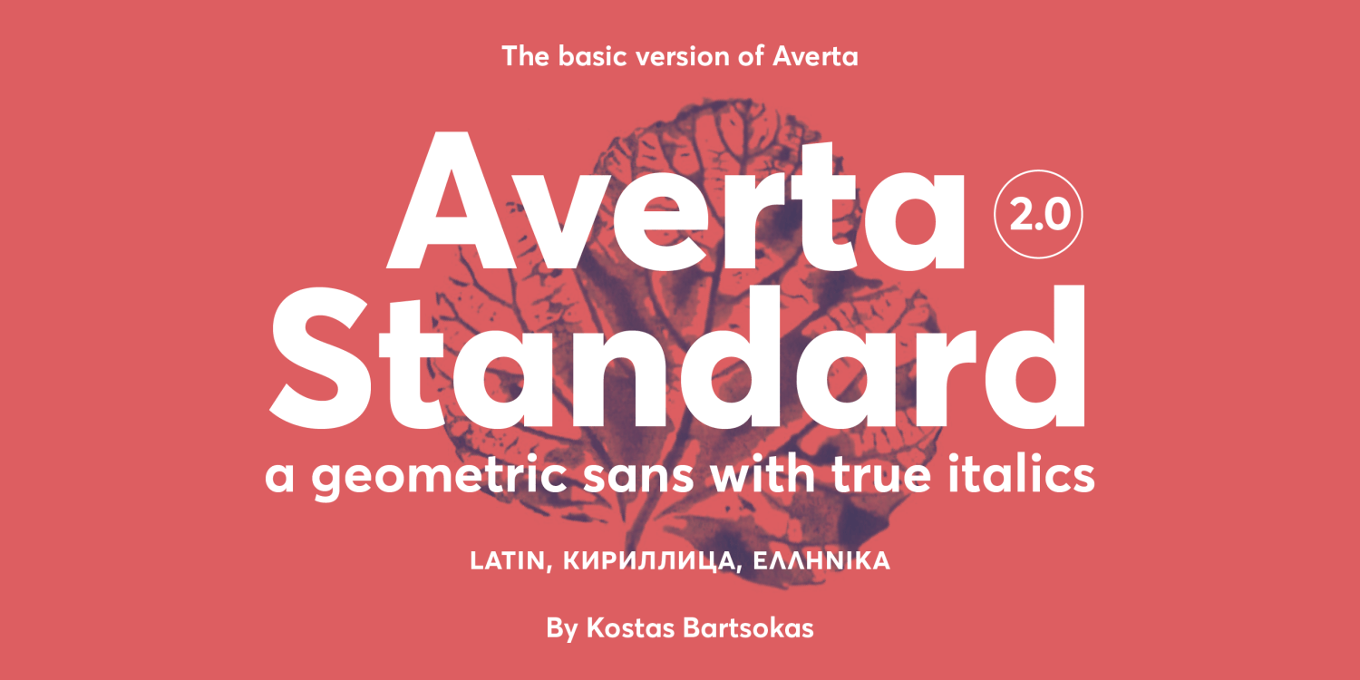 Averta Standard PE (Normal) Poster