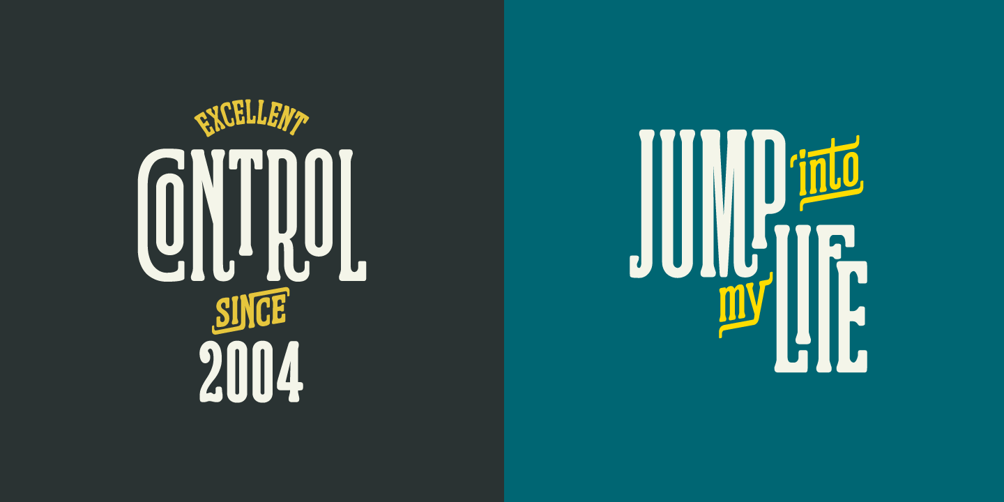 Ridewell Font Poster #1