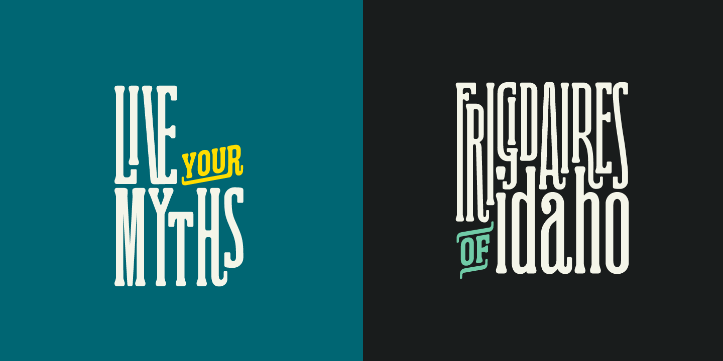 Ridewell Font Poster #1