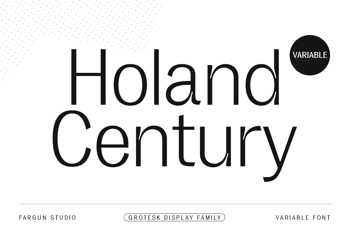 Holand Century Variable Font Poster #1