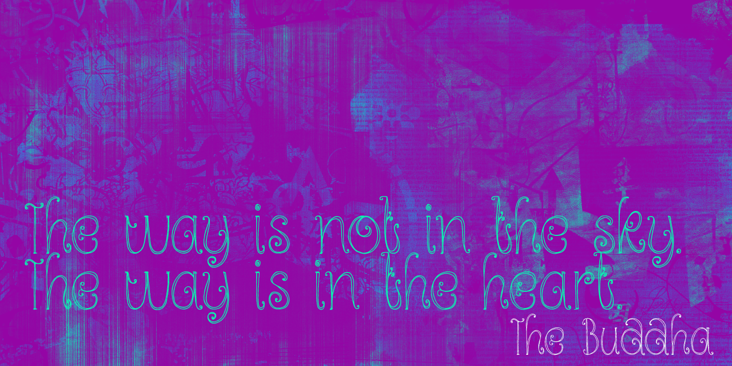 Kundalini Font Poster #3