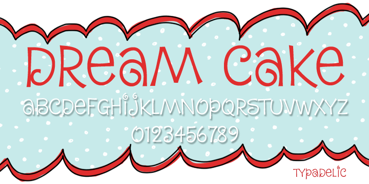 Dream Cake Font Poster #1
