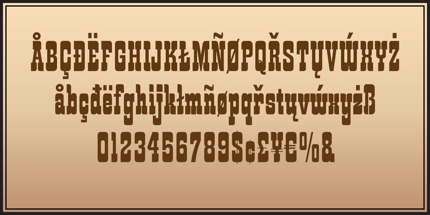 Churchward Tua Font Poster #1