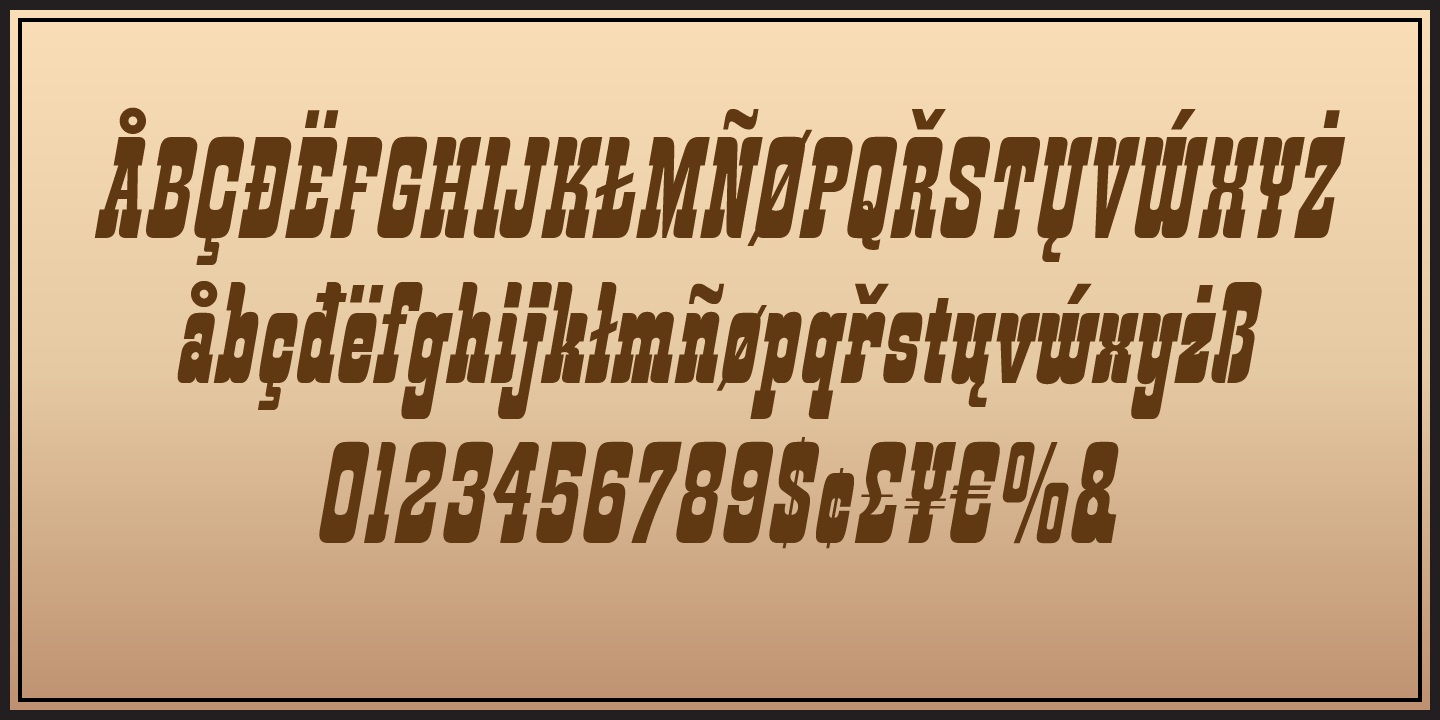 Churchward Tua Font Poster #1