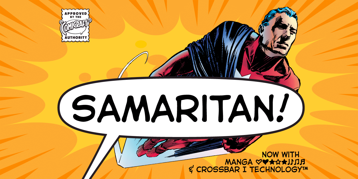 Samaritan Font Poster #1