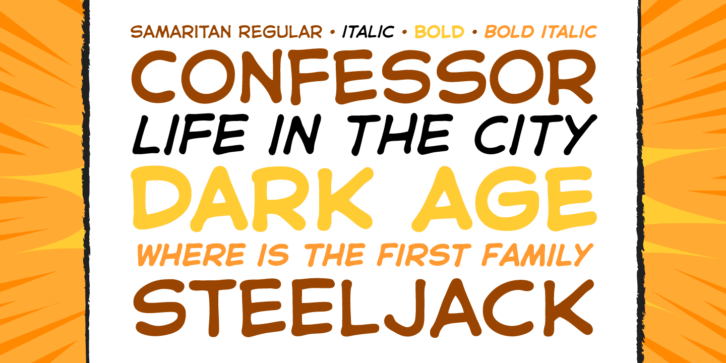 Samaritan Font Poster #1