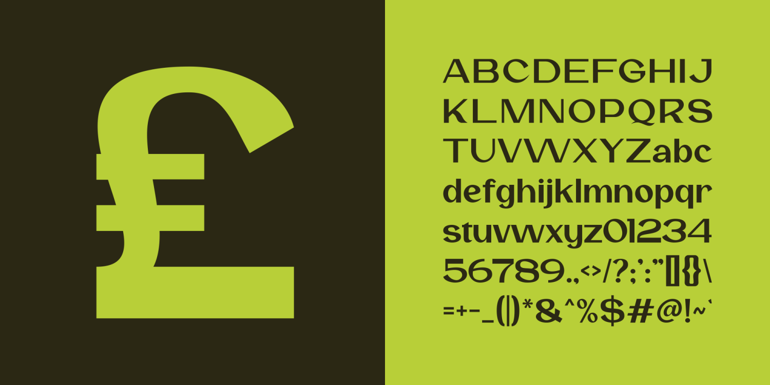 Elygian Font Poster #1