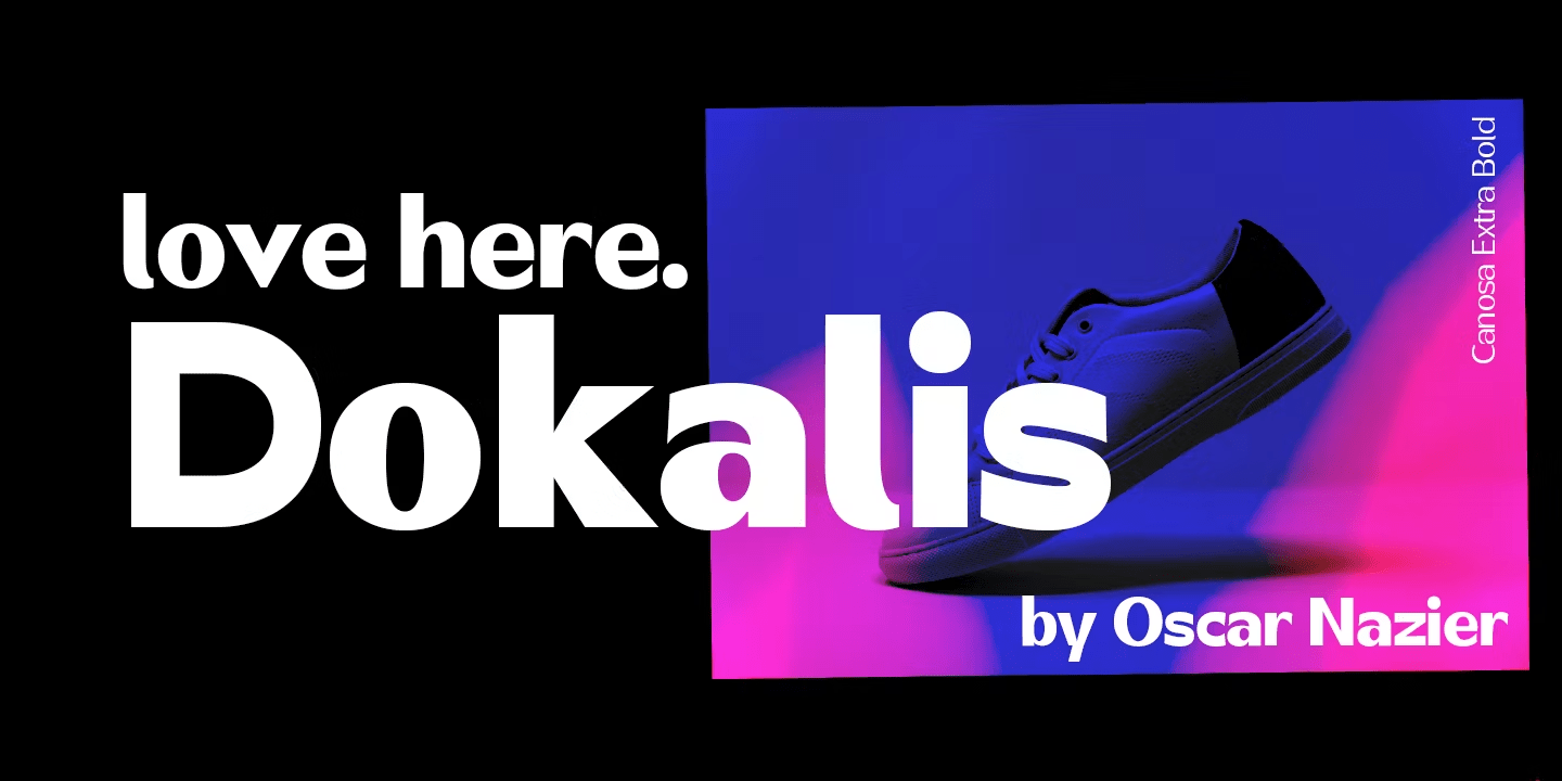 Canosa Font Poster #4